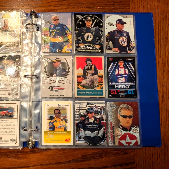 Nascar Racing Cards Binder Nascar Trading Cards Collection Racing Lot Nascar Racing Cards Binder Nascar Trading Cards Collection Racing Lot